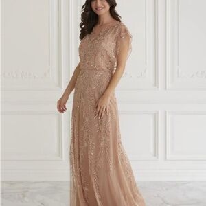New Christina Wu Elegance size 18, color rose gold, MOB gown #17066